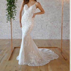 Stella York Ivory/White Wedding Dress Style 7370 NEW sz: 12